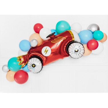 Mooie folieballon in de vorm van een schattige auto