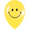 5 ballonnen smiley (gewoon formaat)