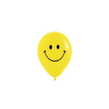 10 ballonnen smiley (klein formaat)