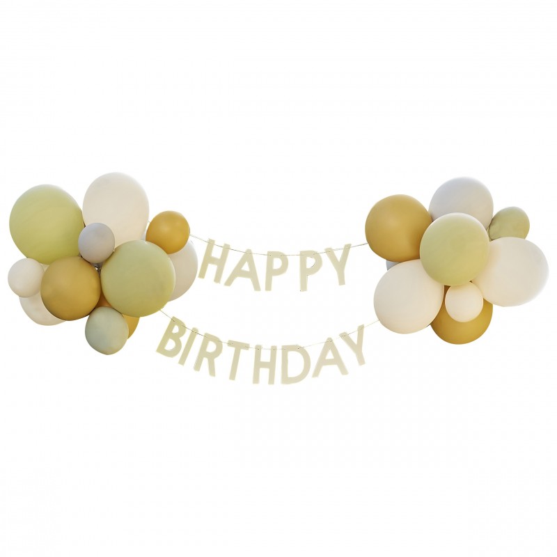 Vallen afvoer teksten slinger happy birthday met ballonnen