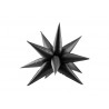 folieballon ster zwart 3D 70cm