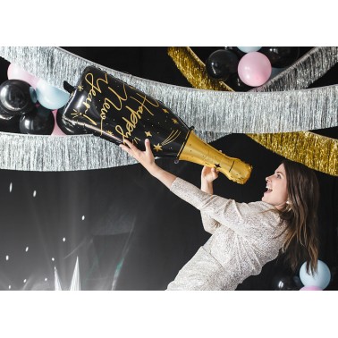 De mooiste folieballon happy new year champagne