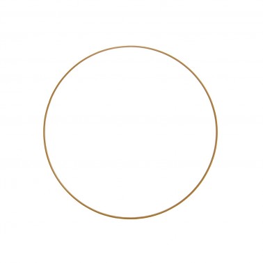metalen ring goud 20cm