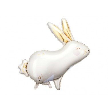 folieballon xxl konijn wit
