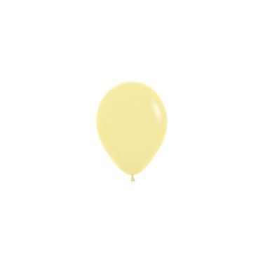 10 ballonnen mat pastel geel (klein formaat)