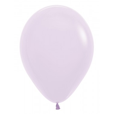 12 ballonnen mat pastel lila (gewoon formaat)