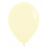 12 ballonnen mat pastel geel (gewoon formaat)