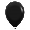 12 ballonnen zwart (gewoon formaat)