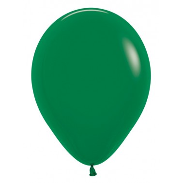 12 ballonnen donkergroen (gewoon formaat)