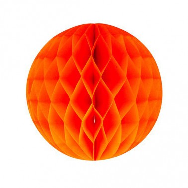 honeycomb oranje diameter 15cm