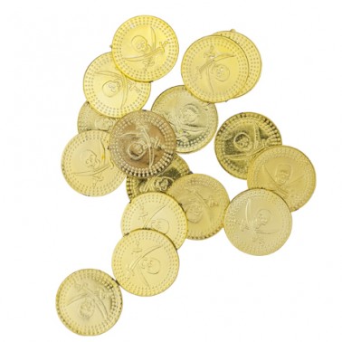 24 gouden piratenmunten